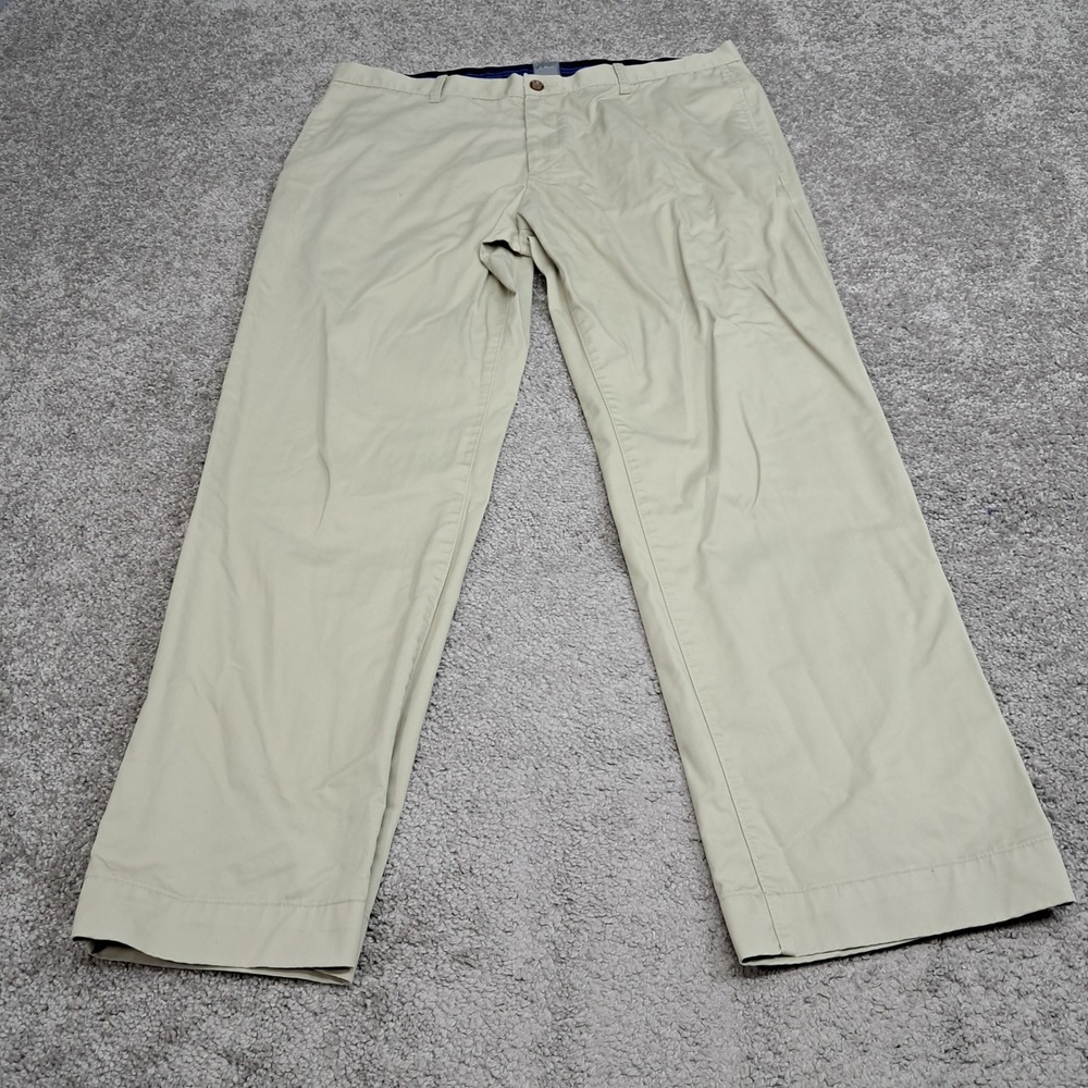 Gap Khakis Classic Straight Fit Tan Chino Pants Mens 38x32 RN54023 Beige Cotton